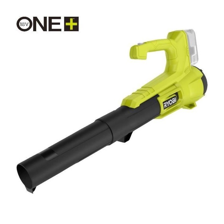 RYOBI - Souffleur 18V ONE+ Turbo Jet - soufflerie 145 km/h - débit air max. : 7,1 m³/min - sans batterie ni chargeur - RY18BLA RYOBI - Souffleur 18V ONE+ Turbo Jet - soufflerie 145 km/h - débit air max. : 7,1 m³/min - sans batterie ni chargeur - RY18BLA