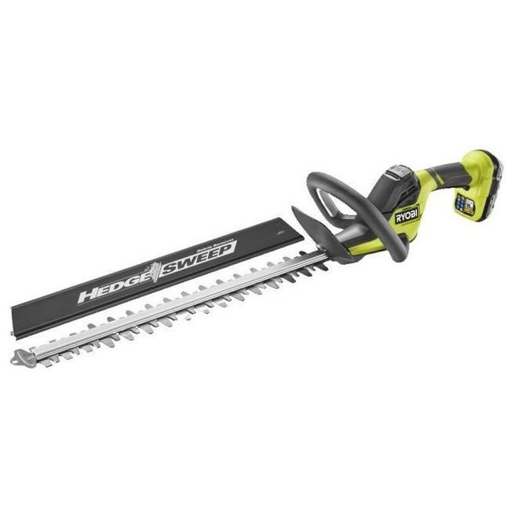 RYOBI - Taille-haies LINEA 18V ONE+ - design en ligne - lames 45 cm - écartement 22 mm + batterie 2,0 Ah & chargeur - RY18HT45A RYOBI - Taille-haies LINEA 18V ONE+ - design en ligne - lames 45 cm - écartement 22 mm + batterie 2,0 Ah & chargeur - RY18HT45A