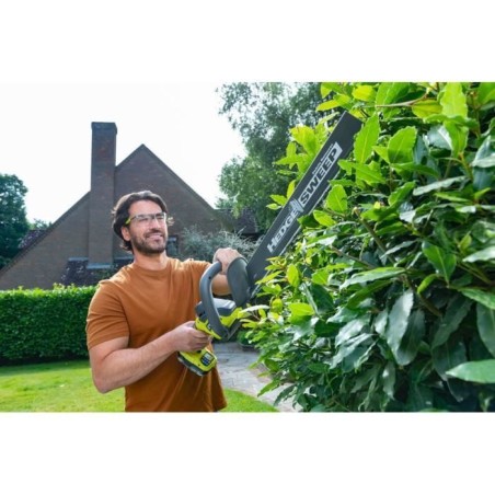 RYOBI - Taille-haies LINEA 18V ONE+ - design en ligne - lames 45 cm - écartement 22 mm + batterie 2,0 Ah & chargeur - RY18HT45A