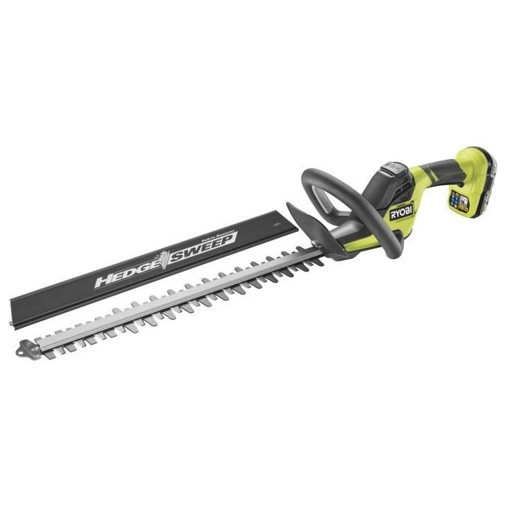 RYOBI - Taille-haies LINEA 18V ONE+ - design en ligne - lames 50 cm - écartement 24 mm + batterie 2,0 Ah & chargeur - RY18HT50A RYOBI - Taille-haies LINEA 18V ONE+ - design en ligne - lames 50 cm - écartement 24 mm + batterie 2,0 Ah & chargeur - RY18HT50A
