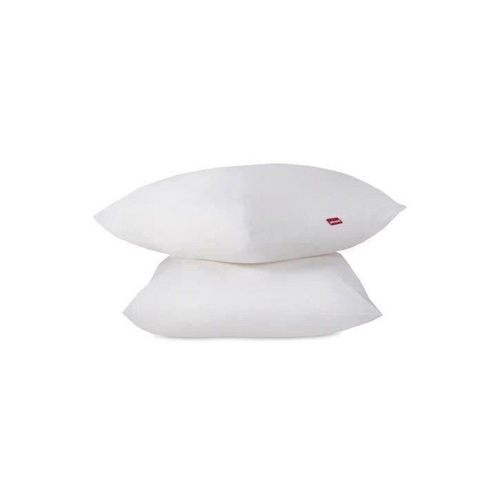 ABEIL Lot de 2 Oreillers Douceur - 60 x 60 cm - Blanc ABEIL Lot de 2 Oreillers Douceur - 60 x 60 cm - Blanc