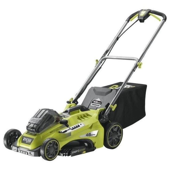 RYOBI - Tondeuse 36V MAXPOWER Power Assist™ Brushless - Ø coupe 46 cm - ramassage/mulching + batterie 5 Ah & charg. - RLM36X4 RYOBI - Tondeuse 36V MAXPOWER Power Assist™ Brushless - Ø coupe 46 cm - ramassage/mulching + batterie 5 Ah & charg. - RLM36X4