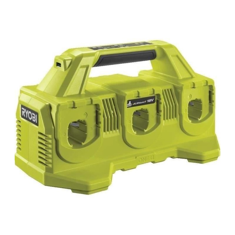 RYOBI - Chargeur séquentiel lithium 18V ONE+ 6 ports - Disponible - R RYOBI - Chargeur séquentiel lithium 18V ONE+ 6 ports - Disponible - R