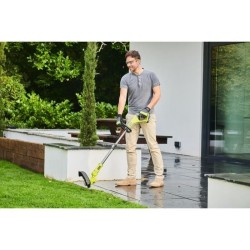 RYOBI - Tondeuse 3-en-1 18V ONE+ - Tondeuse / coupe-bordures / dresse-