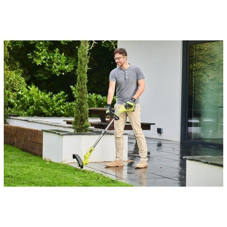 RYOBI - Tondeuse 3-en-1 18V ONE+ - Tondeuse / coupe-bordures / dresse-bord. - coupe 30 cm + batterie 2 Ah & charg. - RY18LMC30A- RYOBI - Tondeuse 3-en-1 18V ONE+ - Tondeuse / coupe-bordures / dresse-bord. - coupe 30 cm + batterie 2 Ah & charg. - RY18LMC30A-