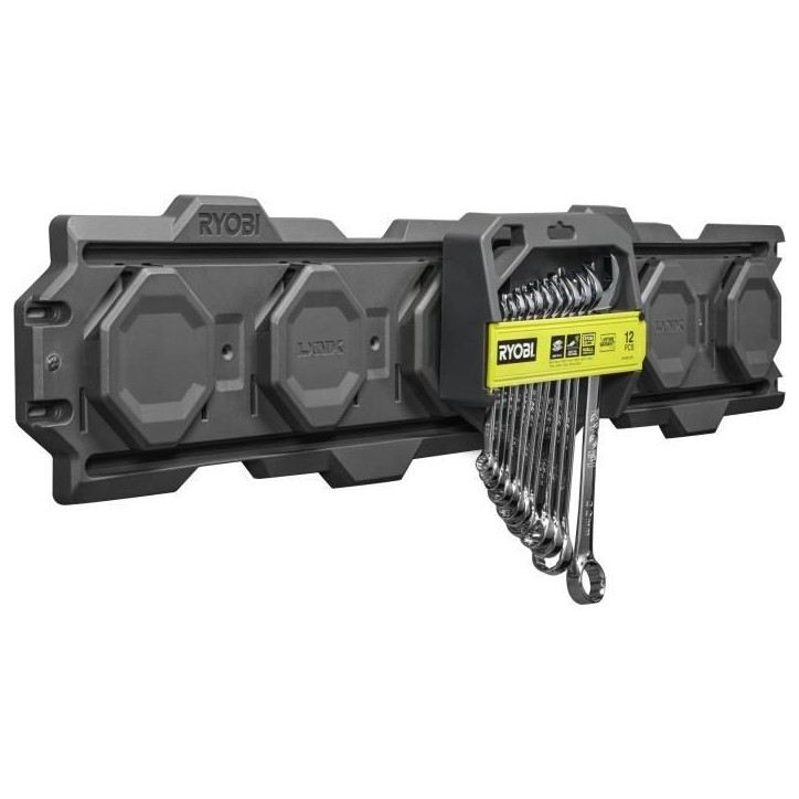 Jeu de 12 clés (8, 9, 10, 11, 12, 13, 14, 15, 16, 17, 19, 22 mm) - RYOBI - Angle de reprise 15° - Compatible avec Ryobi LINK Jeu de 12 clés (8, 9, 10, 11, 12, 13, 14, 15, 16, 17, 19, 22 mm) - RYOBI - Angle de reprise 15° - Compatible avec Ryobi LINK