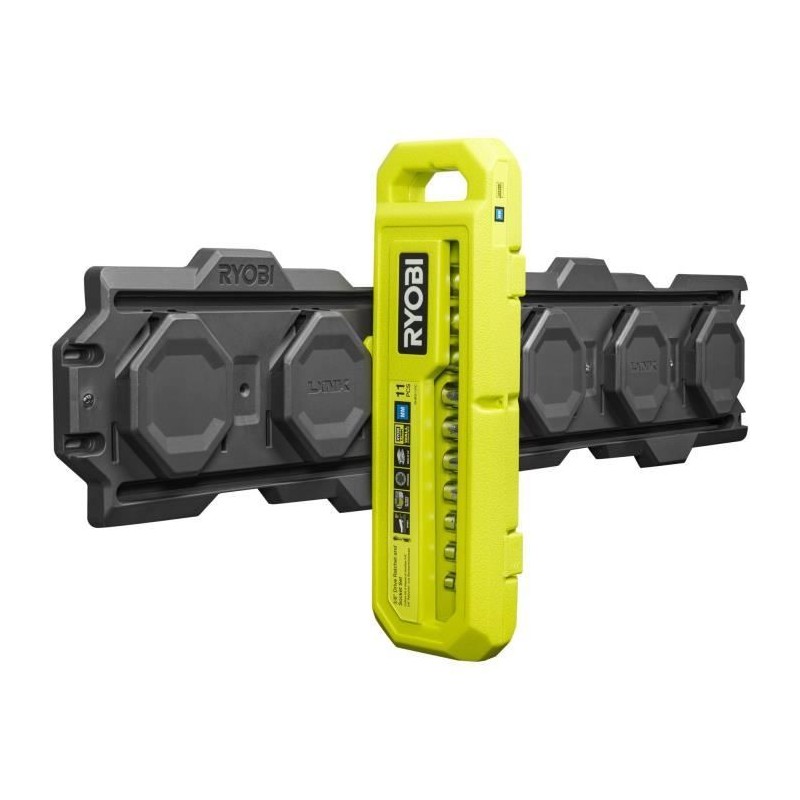 RYOBI - Coffret 1 clé 90 dents (angle de reprise 4°) et 10 douilles RYOBI - Coffret 1 clé 90 dents (angle de reprise 4°) et 10 douilles