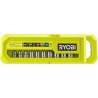 RYOBI - Coffret 1 clé 90 dents (angle de reprise 4°) et 10 douilles