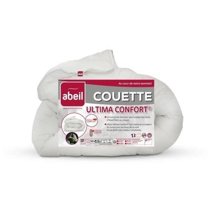 ABEIL Couette chaude Ultima Confort 450 - 140 x 200 cm ABEIL Couette chaude Ultima Confort 450 - 140 x 200 cm