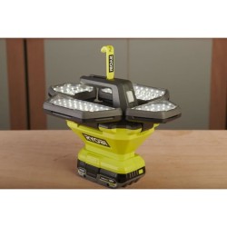 Spot LED 360° - RYOBI - 18V - 3 intensités : 3 500 / 2 000 / 1 000 /