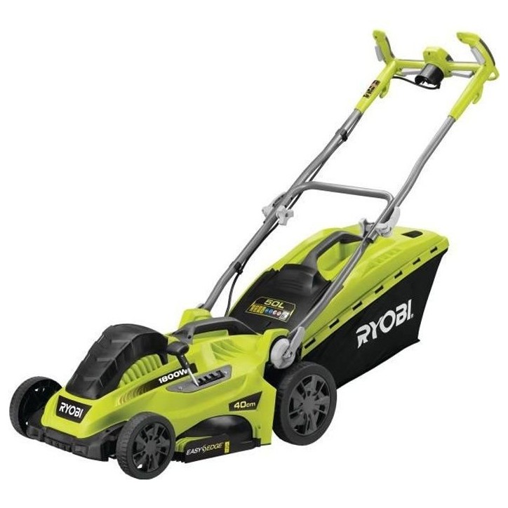 RYOBI - Tondeuse 1800 W - Ø coupe 40 cm - ramassage et mulching - double poignée Vertebrae™ - RLM18E40H RYOBI - Tondeuse 1800 W - Ø coupe 40 cm - ramassage et mulching - double poignée Vertebrae™ - RLM18E40H