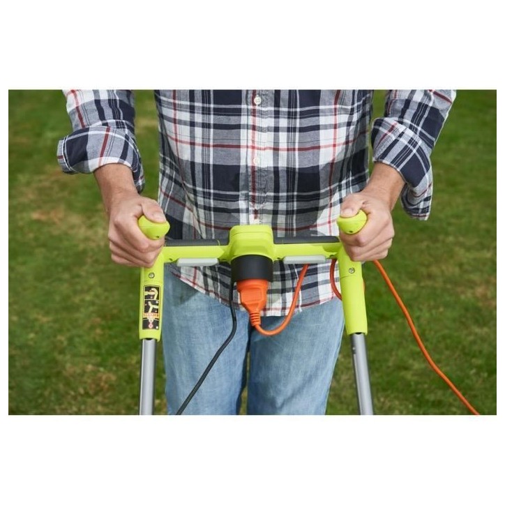 RYOBI - Tondeuse 1800 W - Ø coupe 40 cm - ramassage et mulching - double poignée Vertebrae™ - RLM18E40H RYOBI - Tondeuse 1800 W - Ø coupe 40 cm - ramassage et mulching - double poignée Vertebrae™ - RLM18E40H