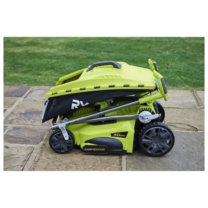 RYOBI - Tondeuse 1800 W - Ø coupe 40 cm - ramassage et mulching - double poignée Vertebrae™ - RLM18E40H RYOBI - Tondeuse 1800 W - Ø coupe 40 cm - ramassage et mulching - double poignée Vertebrae™ - RLM18E40H