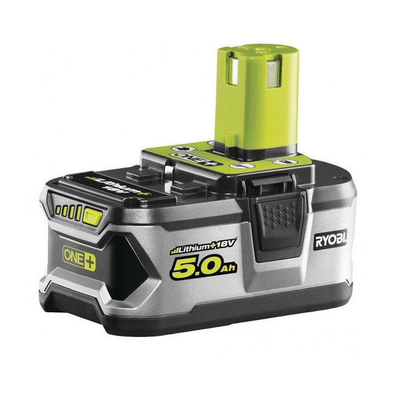 1 batterie lithium+ - RYOBI - RB18L50G - 18V - 5,0 Ah - Gestion indivi 1 batterie lithium+ - RYOBI - RB18L50G - 18V - 5,0 Ah - Gestion indivi