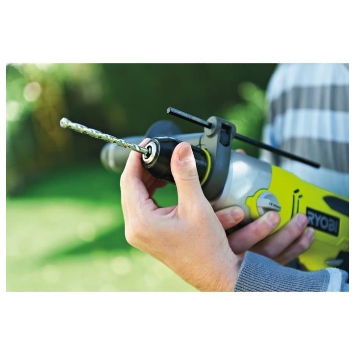 RYOBI - Perceuse a percussion 1 010 W - 1 200-3 000 cp/min - 2 vitesses - mandrin 13 mm métal - LED - Livrée en coffret - RPD1 RYOBI - Perceuse a percussion 1 010 W - 1 200-3 000 cp/min - 2 vitesses - mandrin 13 mm métal - LED - Livrée en coffret - RPD1