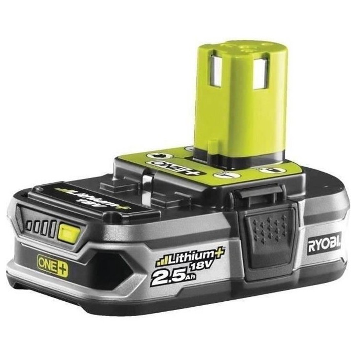 RYOBI - 1 batterie lithium+ 18V ONE+ 2,5 Ah - RB18L25 RYOBI - 1 batterie lithium+ 18V ONE+ 2,5 Ah - RB18L25