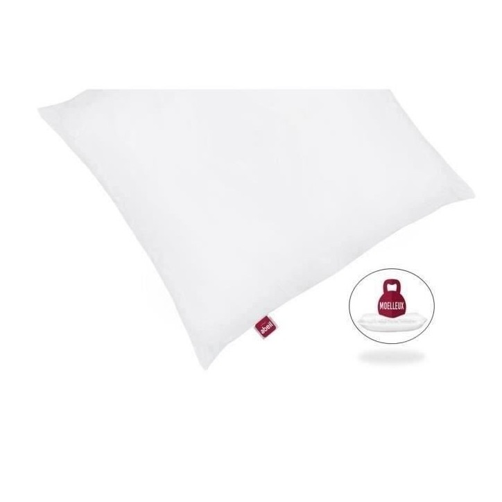 ABEIL Lot de 2 oreillers Ultima Confort - 60 x 60 cm ABEIL Lot de 2 oreillers Ultima Confort - 60 x 60 cm