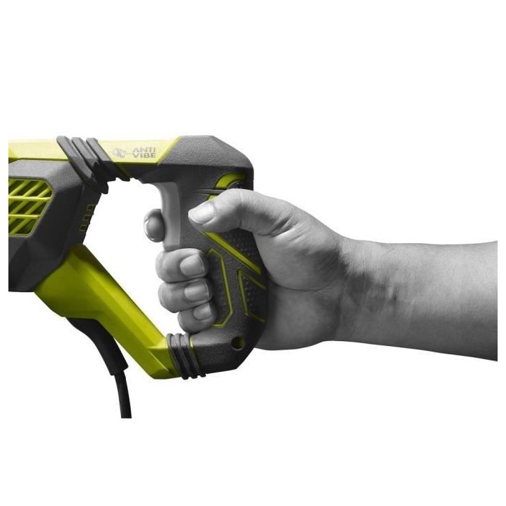 RYOBI - Scie sabre 1 200 W - 3 000 cp/min - 200 mm bois - poignée anti-vibration + coffret, 3 lames & clé hexagonale - RRS1200 RYOBI - Scie sabre 1 200 W - 3 000 cp/min - 200 mm bois - poignée anti-vibration + coffret, 3 lames & clé hexagonale - RRS1200