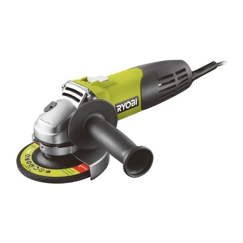RYOBI - Meuleuse d'angle 600 W diam. 115 mm - 13 000 tr/min + disque a