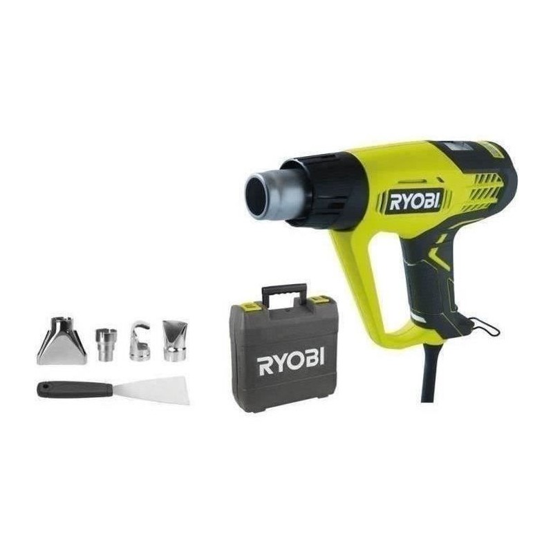 RYOBI - Décapeur thermique 2 000 W - 2 températures 50 / 650°C - af