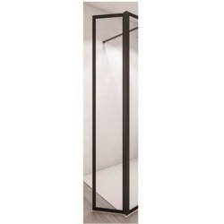 AURYS Porte de douche pivotante BALEARES ATELIER - Verre Timeless 8 mm