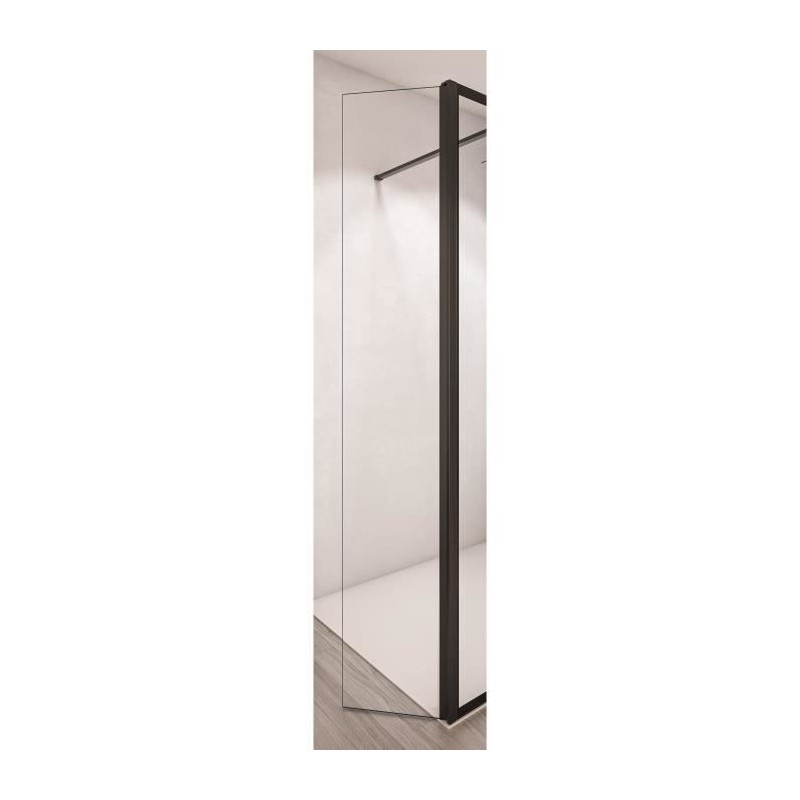 AURYS Porte de douche pivotante BALEARES CLAIRE - Verre Timeless 8 mm AURYS Porte de douche pivotante BALEARES CLAIRE - Verre Timeless 8 mm
