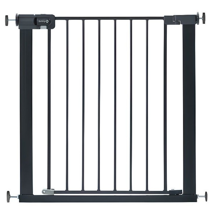Barriere de sécurité enfant Easy Close Metal - SAFETY 1ST - Réglable de 73 a 80 cm - pression, sans vis ni perçage - Anthrac