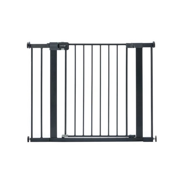 Barriere de sécurité enfant Easy Close Metal - SAFETY 1ST - Réglable de 73 a 80 cm - pression, sans vis ni perçage - Anthrac