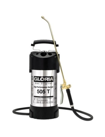 Pulvérisateur - GLORIA - 505 T - 5L - Acier inoxydable - 6 bars