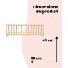 Modifier : SAFETY 1ST Wooden Bed Rail 110 cm, Barriere de lit bois, 18
