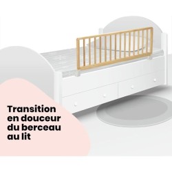 Modifier : SAFETY 1ST Wooden Bed Rail 110 cm, Barriere de lit bois, 18