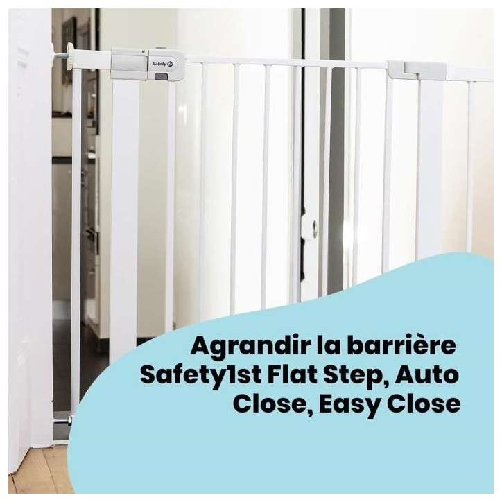 SAFETY 1ST Extension de barriere de sécurité 7 cm Blanc Métal SAFETY 1ST Extension de barriere de sécurité 7 cm Blanc Métal