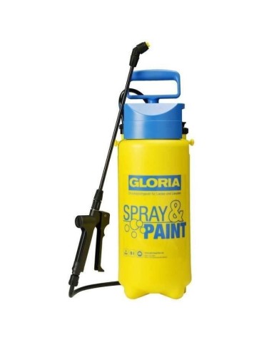 Pulvérisateur a main Gloria Spray&Paint 5L - 3 bars - Soupape et buse a jet plat - Joints Viton