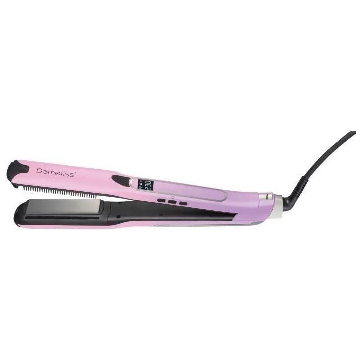 Lisseur vapeur - SAINT ALGUE - Demeliss TITANIUM V2.0 - Coloris Exclusif Rose/Violet - Lissage Haute Performance Lisseur vapeur - SAINT ALGUE - Demeliss TITANIUM V2.0 - Coloris Exclusif Rose/Violet - Lissage Haute Performance