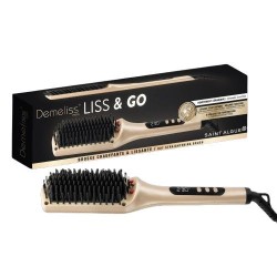 Brosse chauffante et lissante - DEMELISS - 21350 LISS&GO - 6 températ
