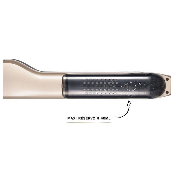 Lisseur vapeur - SAINT ALGUE - Demeliss TITANIUM - Lissage Haute Performance Hydratation Intense - Pour Tous Types de Cheveux Lisseur vapeur - SAINT ALGUE - Demeliss TITANIUM - Lissage Haute Performance Hydratation Intense - Pour Tous Types de Cheveux