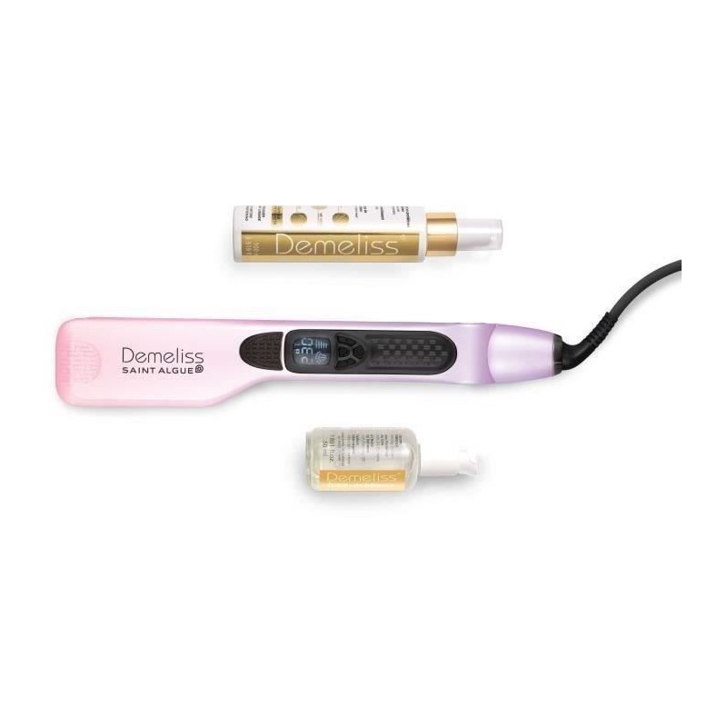 Lisseur Vapeur - SAINT ALGUE - Coffret Premium Demeliss TITANIUM DREAM Lisseur Vapeur - SAINT ALGUE - Coffret Premium Demeliss TITANIUM DREAM