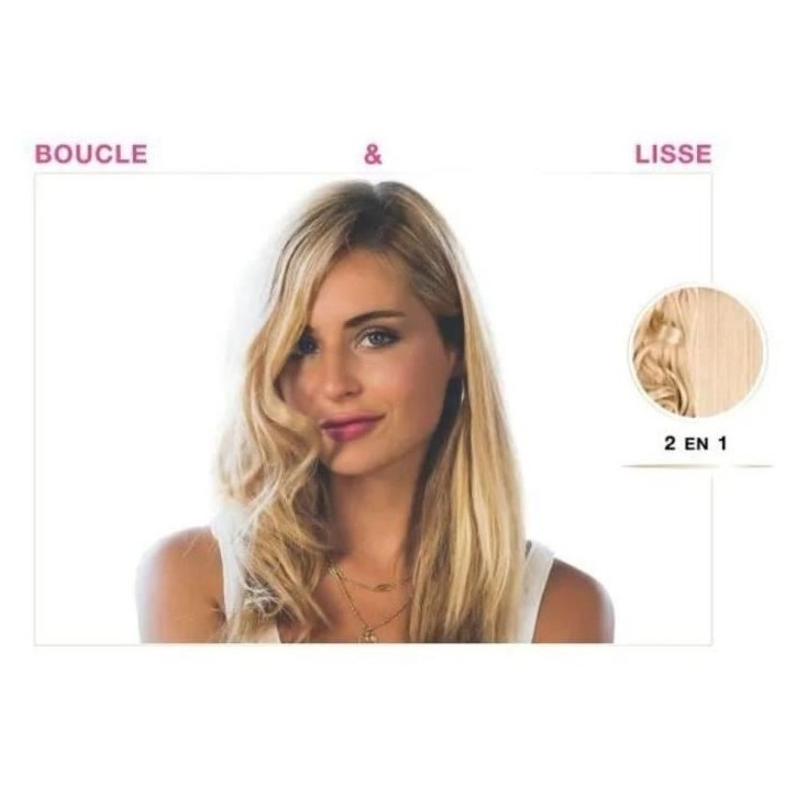 Lisseur - SAINT ALGUE - SAINT ALGUE- Lisseur Boucleur Demeliss XCURLER 2 en 1 - Design Exlusif Anti-Brûlures - 5 Températures Lisseur - SAINT ALGUE - SAINT ALGUE- Lisseur Boucleur Demeliss XCURLER 2 en 1 - Design Exlusif Anti-Brûlures - 5 Températures