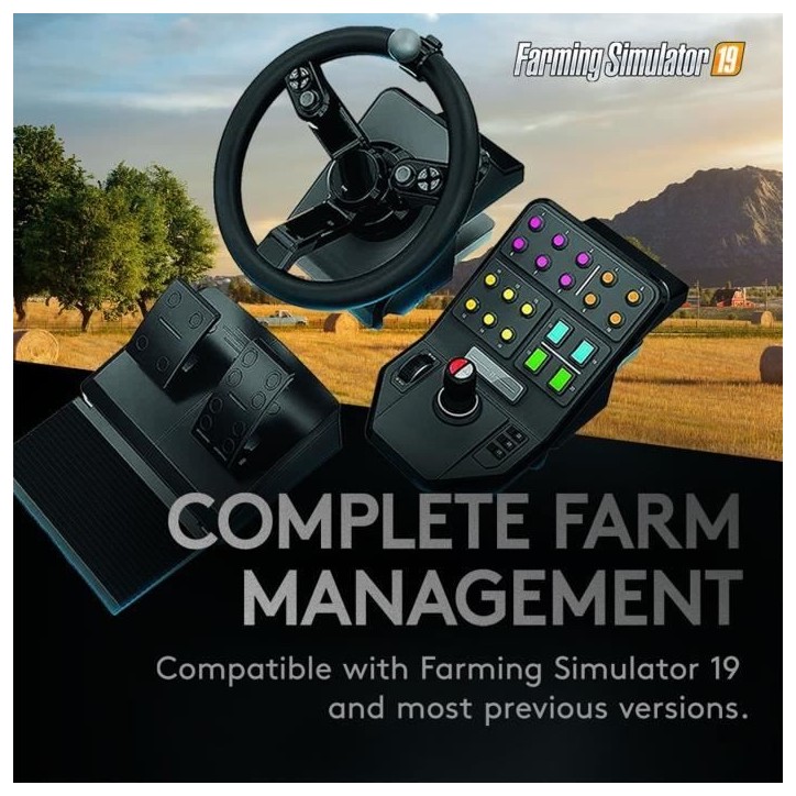 Simulateur de tracteur - Filaire - Saitek by Logitech G - Farm sim controller - Compatible PC - Noir Simulateur de tracteur - Filaire - Saitek by Logitech G - Farm sim controller - Compatible PC - Noir