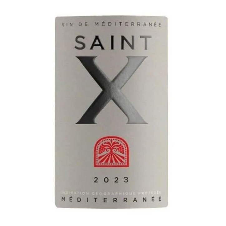 Saint X Rosé 2024 - IGP Méditerranée - Vin rosé de Provence 75cl