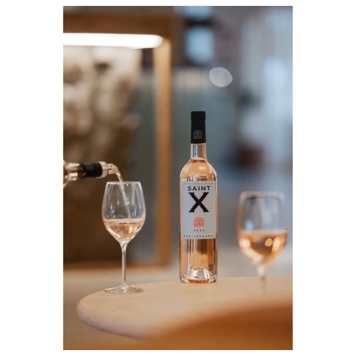 Saint X Rosé 2024 - IGP Méditerranée - Vin rosé de Provence 75cl
