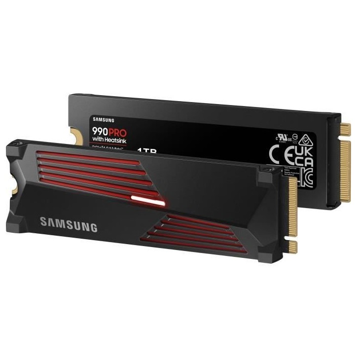 SAMSUNG SSD Interne 990 PRO avec dissipateur 1 To MZ-V9P1T0GW SAMSUNG SSD Interne 990 PRO avec dissipateur 1 To MZ-V9P1T0GW