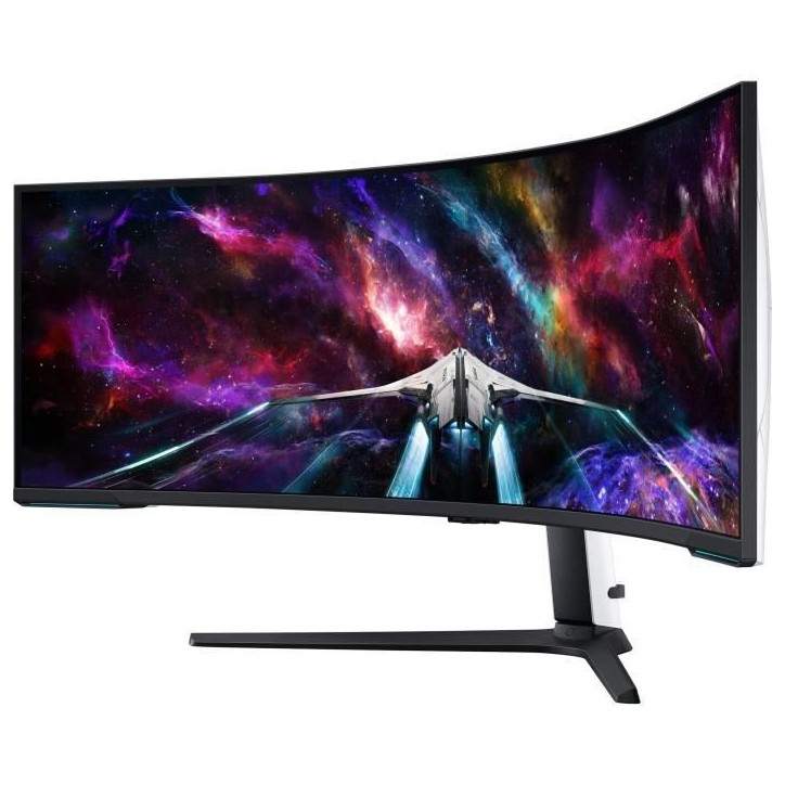 Ecran PC Gamer Incurvé - SAMSUNG - 57 - DUHD - 240Hz - Dalle VA mini LED - 1ms - Ajustable en hauteur - Odyssey Neo G9 G95NC Ecran PC Gamer Incurvé - SAMSUNG - 57 - DUHD - 240Hz - Dalle VA mini LED - 1ms - Ajustable en hauteur - Odyssey Neo G9 G95NC