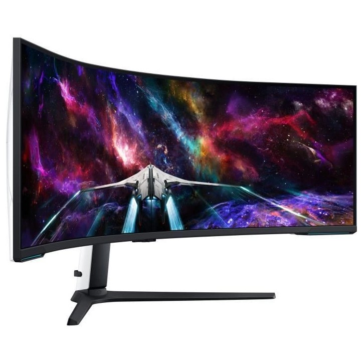 Ecran PC Gamer Incurvé - SAMSUNG - 57 - DUHD - 240Hz - Dalle VA mini LED - 1ms - Ajustable en hauteur - Odyssey Neo G9 G95NC Ecran PC Gamer Incurvé - SAMSUNG - 57 - DUHD - 240Hz - Dalle VA mini LED - 1ms - Ajustable en hauteur - Odyssey Neo G9 G95NC