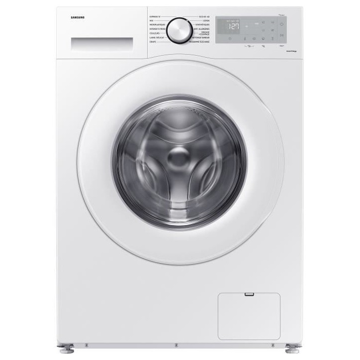 Lave-linge hublot SAMSUNG Ecobubble™ WW80CGC04DTH - 8 kg - Induction - L60cm - 1400 trs/min - Classe A - Blanc Lave-linge hublot SAMSUNG Ecobubble™ WW80CGC04DTH - 8 kg - Induction - L60cm - 1400 trs/min - Classe A - Blanc