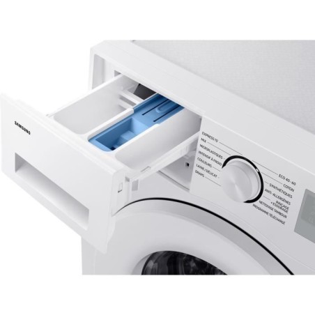 Lave-linge hublot SAMSUNG Ecobubble™ WW80CGC04DTH - 8 kg - Induction - L60cm - 1400 trs/min - Classe A - Blanc