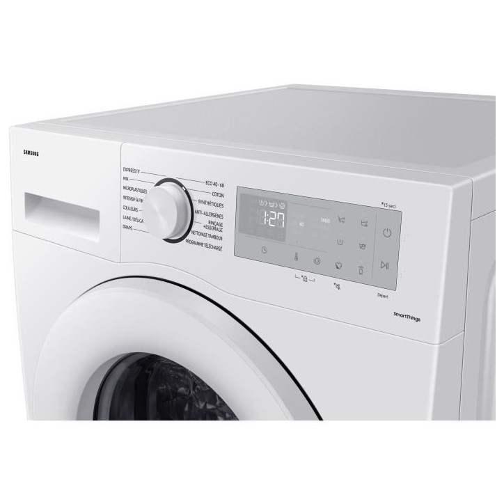 Lave-linge hublot SAMSUNG Ecobubble™ WW80CGC04DTH - 8 kg - Induction - L60cm - 1400 trs/min - Classe A - Blanc Lave-linge hublot SAMSUNG Ecobubble™ WW80CGC04DTH - 8 kg - Induction - L60cm - 1400 trs/min - Classe A - Blanc