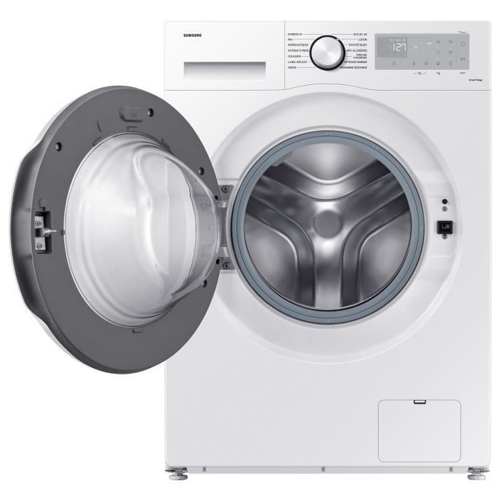Lave-linge hublot SAMSUNG Ecobubble™ WW80CGC04DTH - 8 kg - Induction - L60cm - 1400 trs/min - Classe A - Blanc Lave-linge hublot SAMSUNG Ecobubble™ WW80CGC04DTH - 8 kg - Induction - L60cm - 1400 trs/min - Classe A - Blanc
