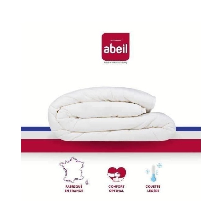 ABEIL Couette légere NUAGE de DOUCEUR 140x200 cm blanc