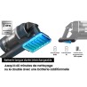 SAMSUNG Bespoke Jet Plus Pet VS20B95823W - Aspirateur Balai + Clean St